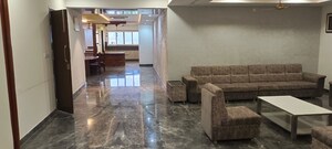 Living Room in 4 BHK Builder Floor at Hill View Banjara Hills, Banjara Hills – for Rent
