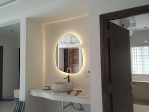 Bathroom in 3 BHK Apartment at My Home Tarkshya, Kokapet – for Rent