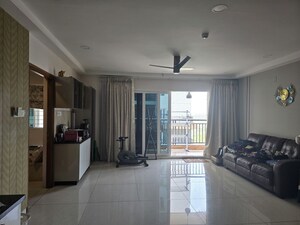 Living Room in 4 BHK Apartment at Aparna Sarovar Zenith, Nallagandla – for Rent