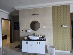 Bathroom in 4 BHK Apartment at Aparna Sarovar Zenith, Nallagandla – for Rent