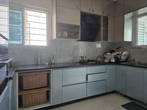 Kitchen in 4 BHK Apartment at Aparna Sarovar Zenith, Nallagandla – for Rent