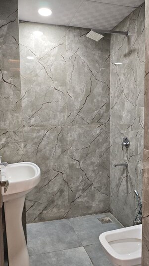 Bathroom in 3 BHK Builder Floor at RPS Palm Drive, Sector 88 – for Rent
