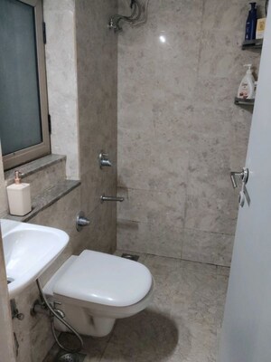 Bathroom in 1 BHK Apartment at Sheth Vasant Oasis, Andheri East – for Rent