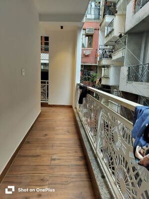 Balcony in 4 BHK Builder Floor at Khirki Extension – for Rent
