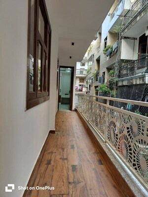 Balcony in 4 BHK Builder Floor at Khirki Extension – for Rent