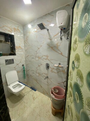 Bathroom in 2 BHK Apartment at Kharghar – for Rent