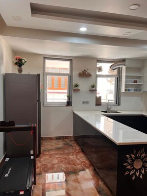 Kitchen in 3 BHK Builder Floor at Sector 23 – for Rent