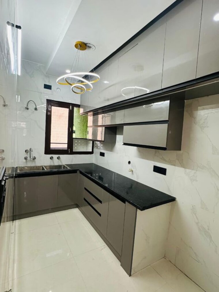 Kitchen, guru-nanak-enclave 3 Bedroom 1050 Sq.Ft. Builder Floor In Dhakoli Zirakpur 10511803
