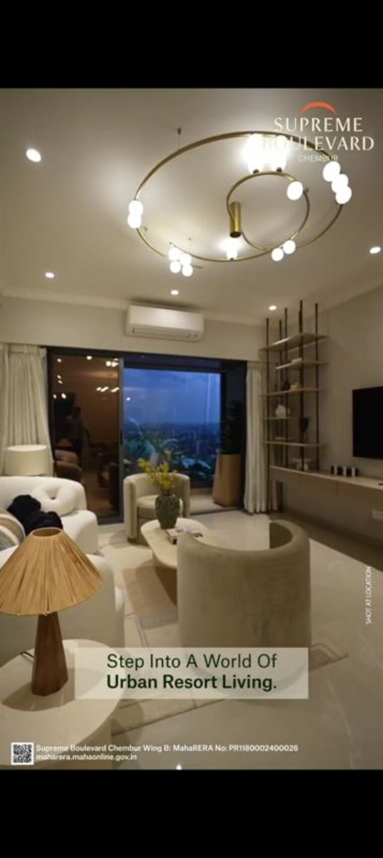 Living Room, supreme-boulevard 4 Bedroom 1962 Sq.Ft. Apartment In Chembur Mumbai 10511831
