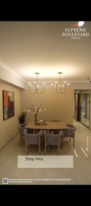 Living Room in 4 BHK Apartment at Supreme Boulevard, Chembur – for Sale