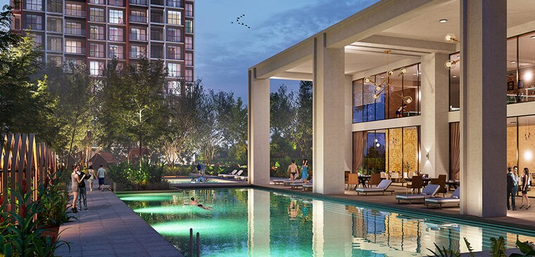 Swimming Pool, lodha-giardino 2 Bedroom 807 Sq.Ft. Apartment In Kharadi Pune 10511814