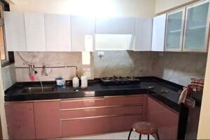 Kitchen in 2 BHK Apartment at Golden Palms Apartment, Sainath Nagar – for Rent