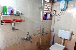 Bathroom in 2 BHK Apartment at Golden Palms Apartment, Sainath Nagar – for Rent