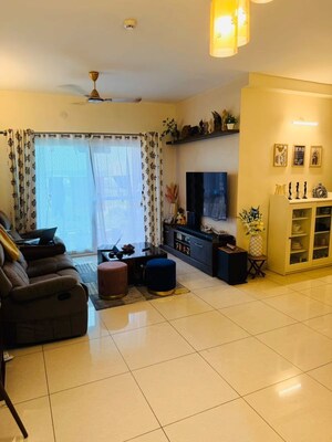 Living Room in 3 BHK Apartment at Brigade Buena Vista, Budigere – for Sale