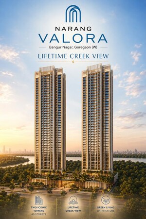 4 BHK Apartment For Sale in Narang Valora, Goregaon West