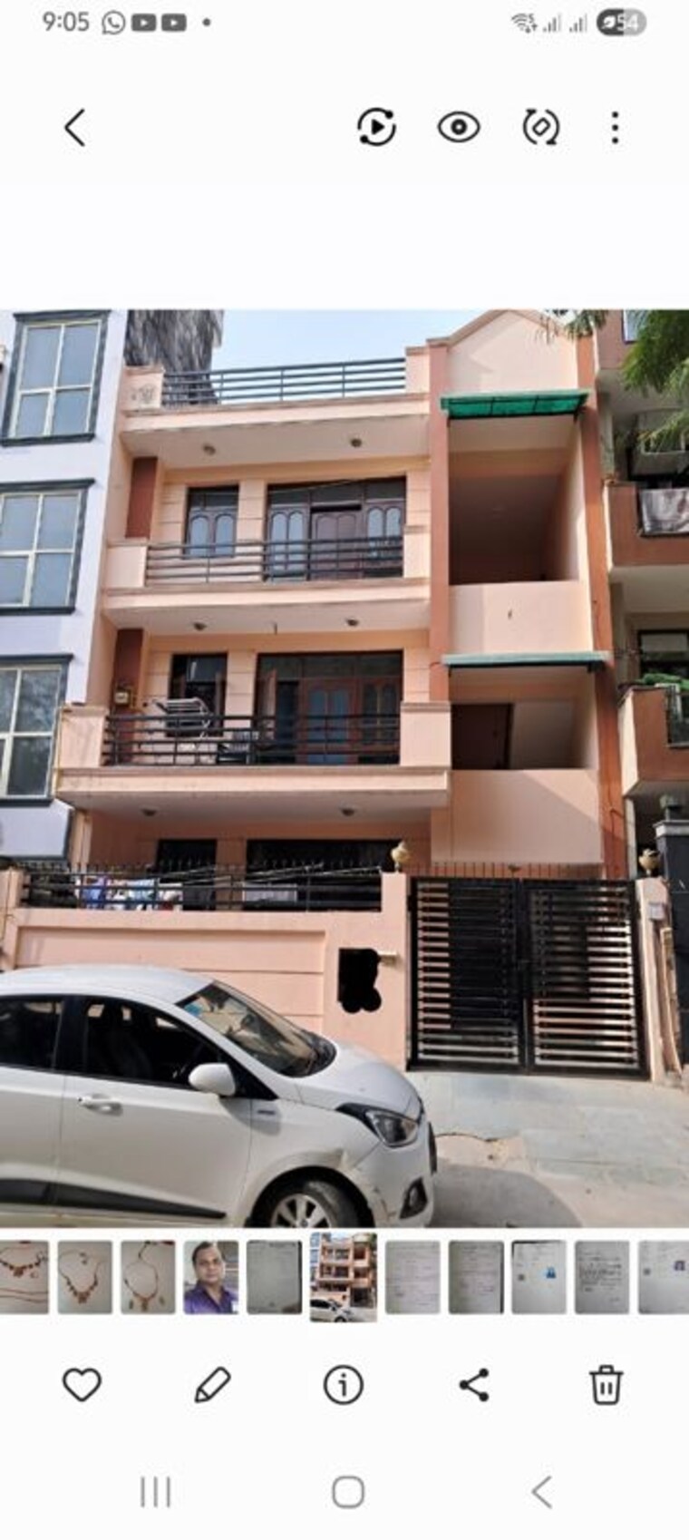 Exterior View, sector 122 6 Bedroom 112 Sq.Mt. Independent House In Sector 122 Noida 10511933