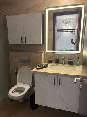 Bathroom in 3.5 BHK Apartment at Century Ethos, Hebbal – for Rent