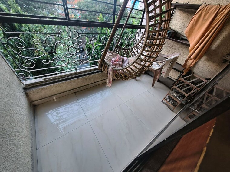 Balcony, concrete-sai-swar 2 Bedroom 1200 Sq.Ft. Apartment In Kharghar Navi Mumbai 10511972