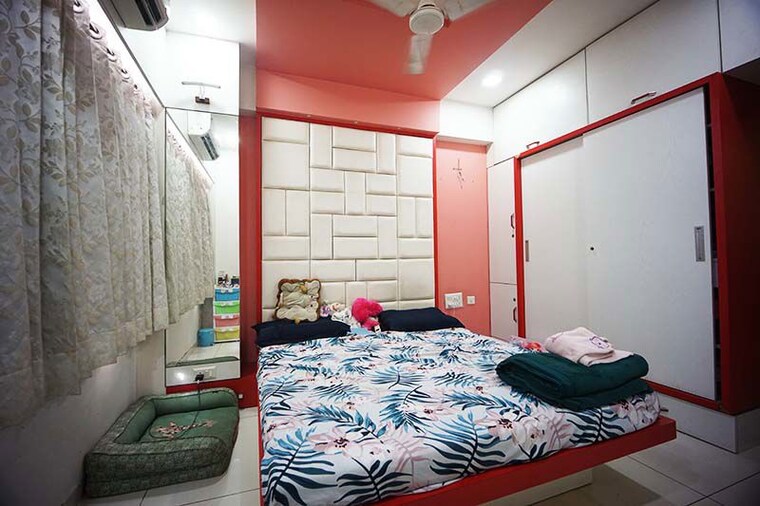 Bedroom, south bopal 3 Bedroom 1465 Sq.Ft. Apartment In South Bopal Ahmedabad 10511978