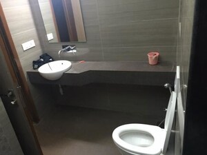 Bathroom in 3 BHK Apartment at Tulsi Pride, Chembur – for Rent
