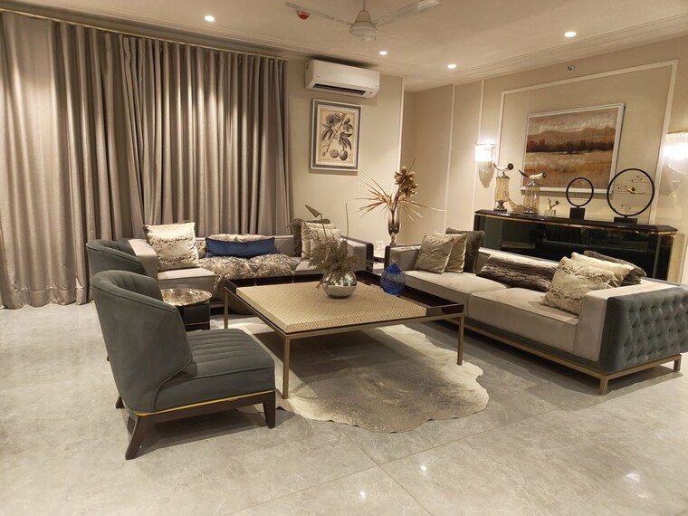 Living Room, kharar road 4 Bedroom 3672 Sq.Ft. Apartment In Kharar Road Mohali 10497920