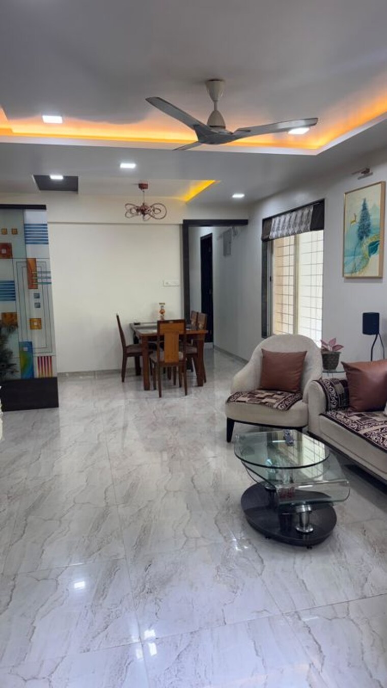 Living Room, kbd-aurelia 3.5 Bedroom 1700 Sq.Ft. Apartment In Baner Pune 10512012