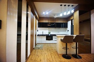Kitchen in 3 BHK Apartment at Hanspura – for Sale