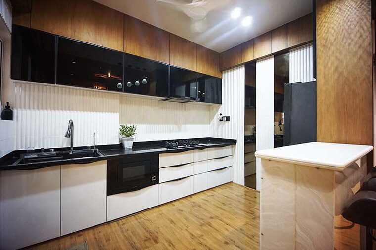 Kitchen, hanspura 3 Bedroom 2385 Sq.Ft. Apartment In Hanspura Ahmedabad 10512035