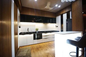 Kitchen in 3 BHK Apartment at Hanspura – for Sale