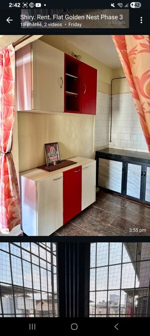 Kitchen in 1 BHK Apartment at Sonam Mayuresh Chs, Mira Road – for Rent