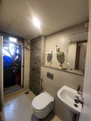 Bathroom in 1.5 BHK Apartment at Lodha Upper Thane, Anjur – for Rent