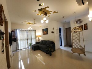 Living Room in 1.5 BHK Apartment at Lodha Upper Thane, Anjur – for Rent