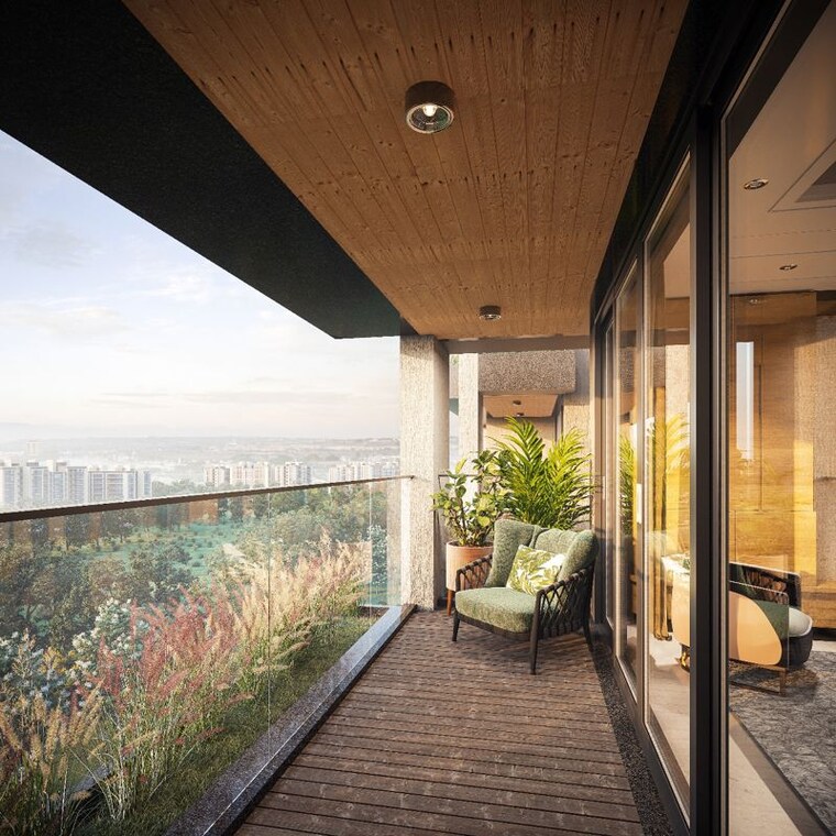 Balcony, elenza-gradient 4 Bedroom 7000 Sq.Ft. Penthouse In Shela Ahmedabad 10491066