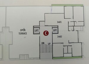 Floor Plan in 4 BHK Penthouse at Elenza Gradient, Shela – for Sale