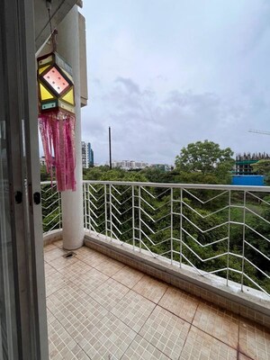 Balcony in 2 BHK Apartment at Aditya Shagun, Bavdhan – for Rent