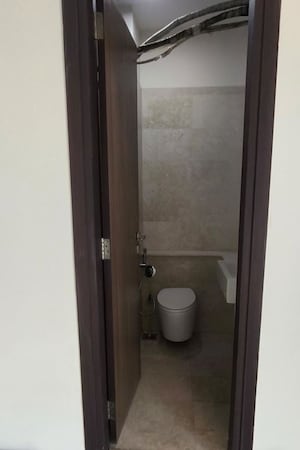 Bathroom in 2 BHK Apartment at Sheth Auris Serenity Tower 2, Malad West – for Rent