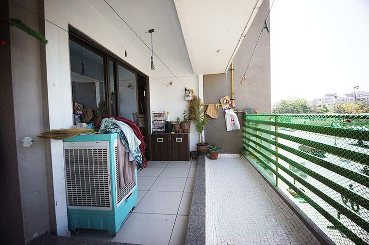 Balcony, nikol 2 Bedroom 123 Sq.Yd. Apartment In Nikol Ahmedabad 10512106