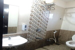 Bathroom in 2 BHK Apartment at Golden Palms Apartment, Sainath Nagar – for Rent