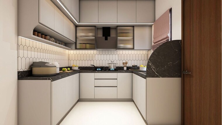Kitchen, rajapushpa-imperia 3 Bedroom 1550 Sq.Ft. Apartment In Tellapur Hyderabad 10512168
