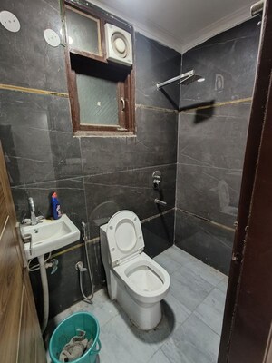 Bathroom in 2 BHK Builder Floor at Freedom Fighters Enclave – for Rent