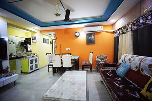 Living Room in 2 BHK Apartment at Makarba – for Sale