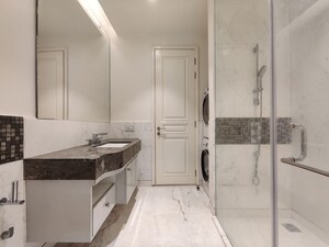 Bathroom in 1 BHK Apartment at Bhartiya City Leela Residences, Thanisandra Main Road – for Rent