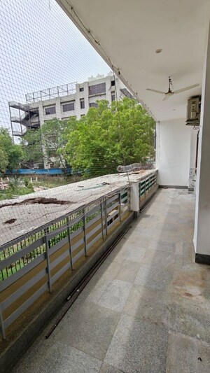 Balcony in 2 BHK Builder Floor at Sector 55 – for Rent
