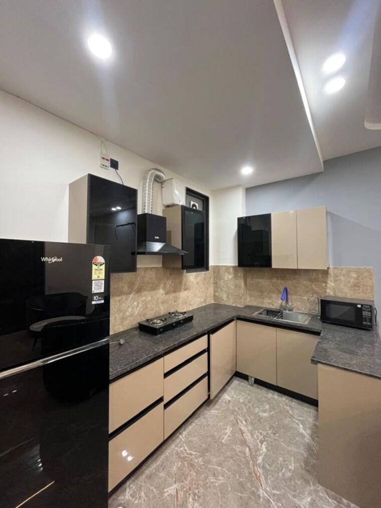 Kitchen, sector 55 1 Bedroom 700 Sq.Ft. Builder Floor In Sector 55 Gurgaon 10512286