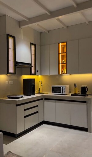 Kitchen in Studio Apartment at M3M Corner Walk, Sector 74 – for Rent