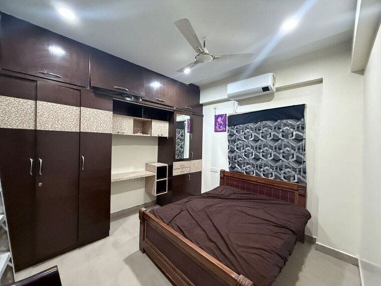 Bedroom, om-shri-gayathri-dollar-hills 3 Bedroom 1800 Sq.Ft. Apartment In Manikonda Hyderabad 10512334