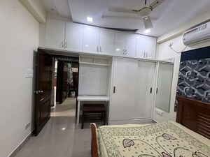Living Room in 3 BHK Apartment at Om Shri Gayathri Dollar Hills, Manikonda – for Rent