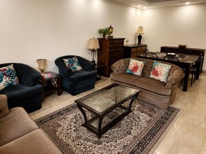 Living Room in 4 BHK Builder Floor at Anand Niketan – for Sale