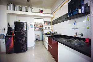 Kitchen in 3 BHK Apartment at Sargasan – for Sale