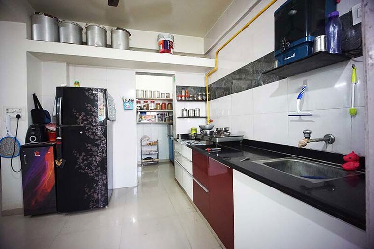 Kitchen, sargasan 3 Bedroom 168 Sq.Yd. Apartment In Sargasan Gandhinagar 10512345
